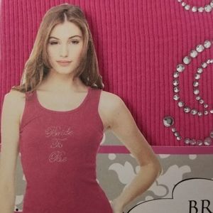 NEW Bride To Be Tank Top MEDIUM